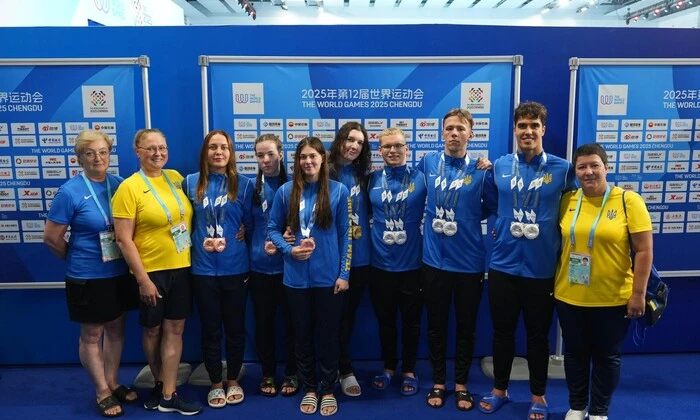 Украина выиграла семь медалей в подводном плавании