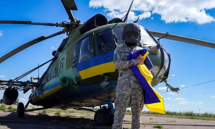 Мапа з лінією фронту в Україні