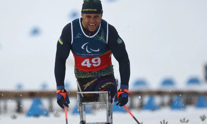 Український паралімпієць на дистанції 20 км
