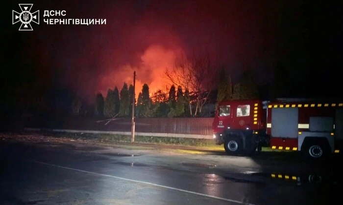 Наслідки дронової атаки на Чернігівщину