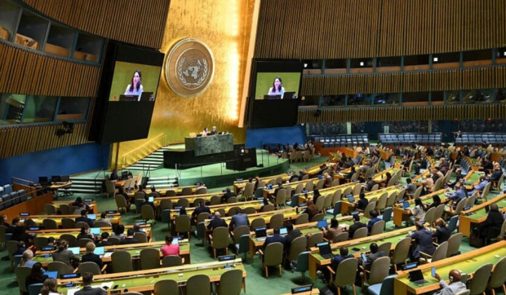 UN voting for peace in Ukraine