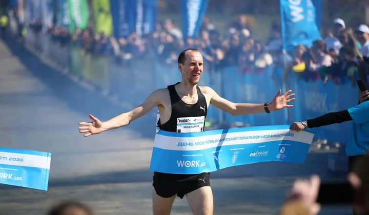 Первые победители чемпионата Украины по бегу