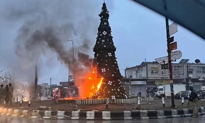 Протесты в Сирии вспыхнули из-за сожжения елки