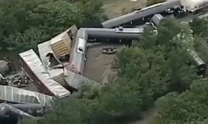 Поїзд зійшов з рейок у Техасі