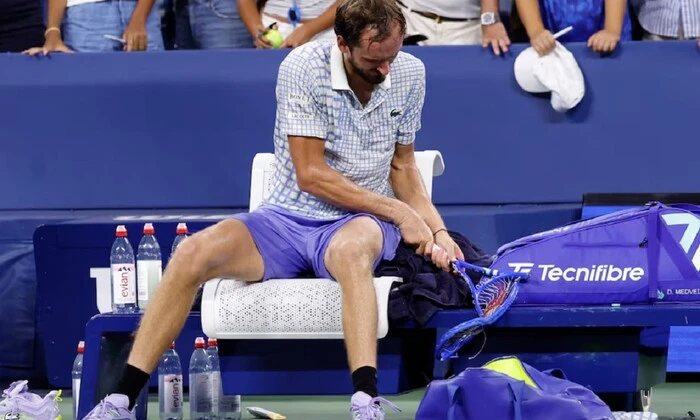 Медведєв влаштував істерику на US Open
