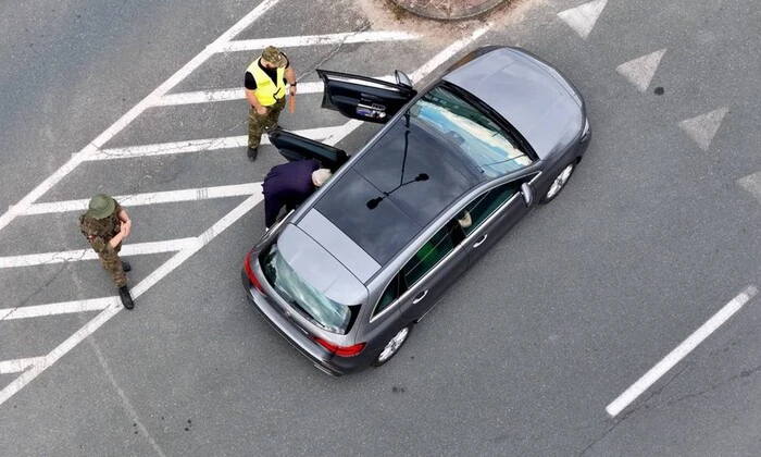 Контрольна точка на кордоні Польщі