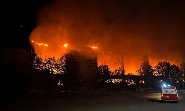 Пожежа на підприємстві у Чернігівській області