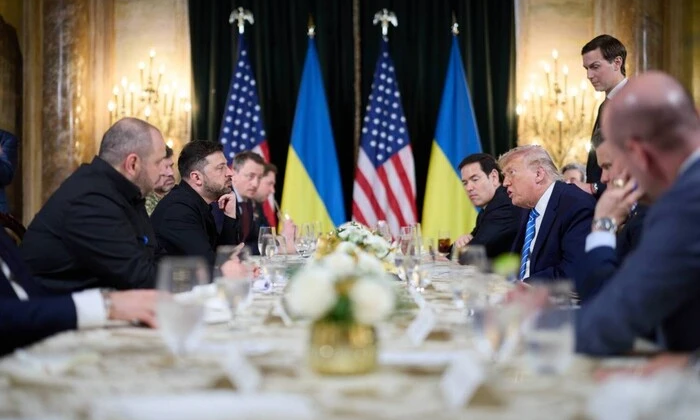 Trump and Zelensky in Mar-a-Lago
