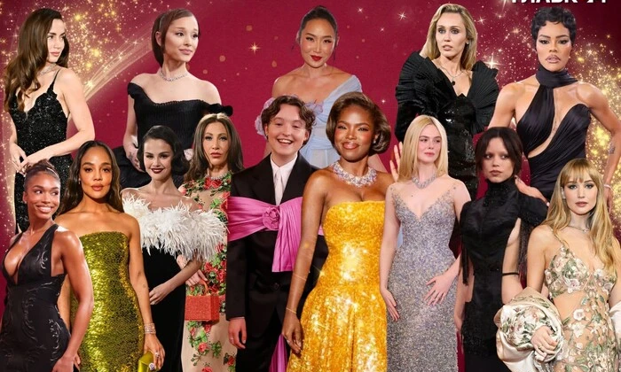 Stars on the Golden Globe red carpet