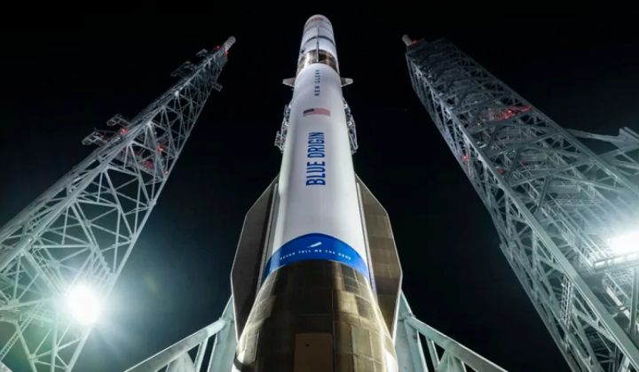 New Glenn rocket explodes on NASA launch pad
