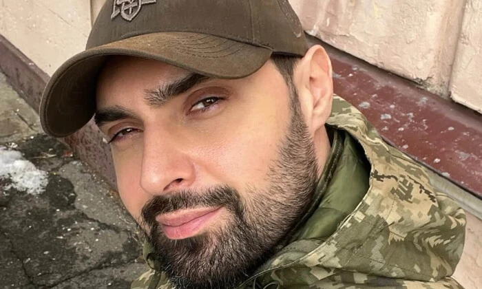 Виталий Козловский в украинской военной форме