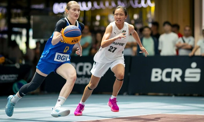 Игрок сборной Украины по баскетболу 3х3 в Румынии