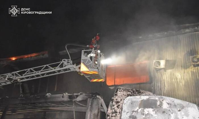 Последствия вражеской атаки в Кропивницком
