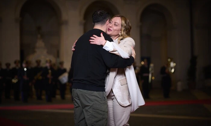 Зустріч Мелоні та Зеленського розчулила громадськість