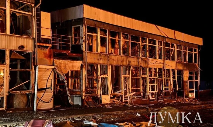 Постраждале місцеве населення на ринку