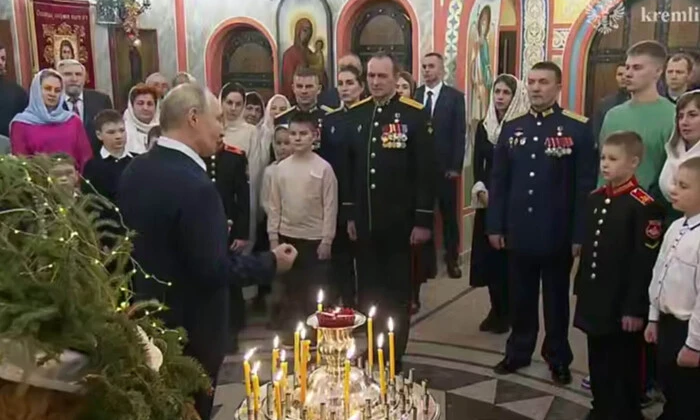 Putin at the festive sermon