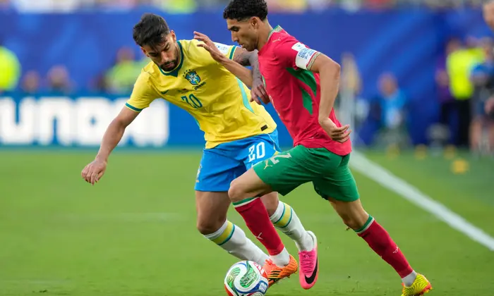 Brazil and Morocco teams at WC-2026