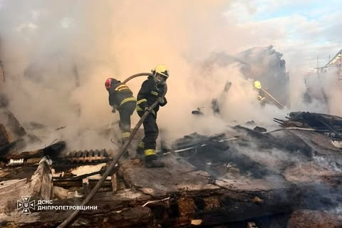 Consequences of Russian attack on Dnipro