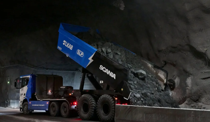 Електричний вантажівка Scania в Швеції
