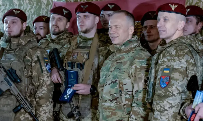 Awarded warriors for four years of war