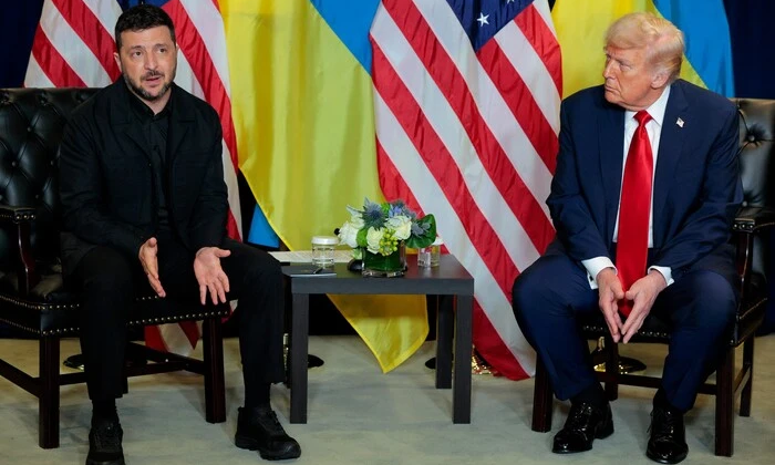 Trump and Zelensky discuss war ending