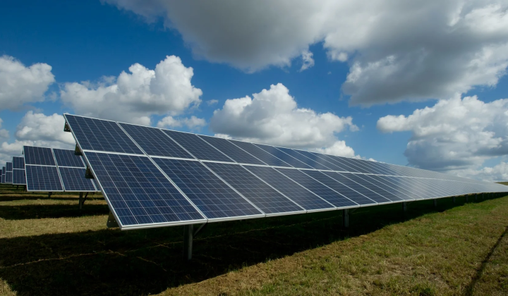 Solar power plants in the Gobi desert