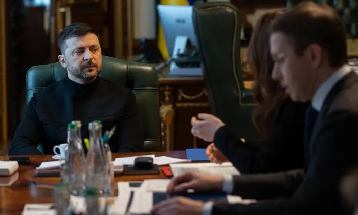 Zelensky at meeting on gas and electricity