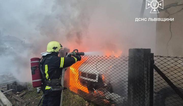 Пожежа в індустріальному парку на Львівщині