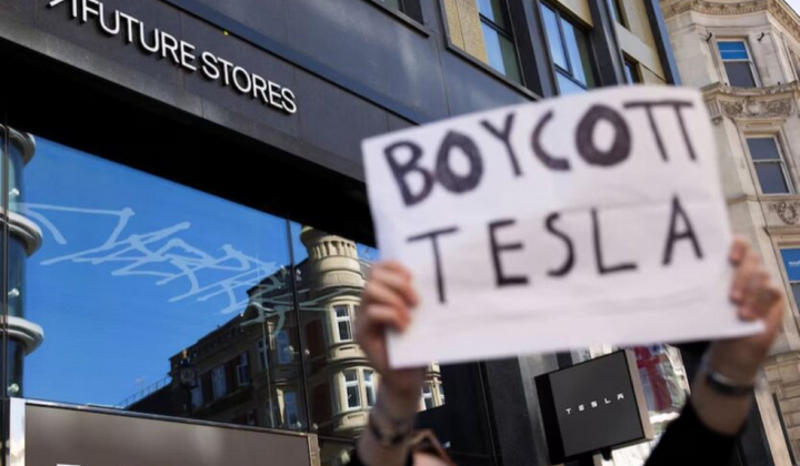 Графік зростання акцій Tesla після відходу Маска