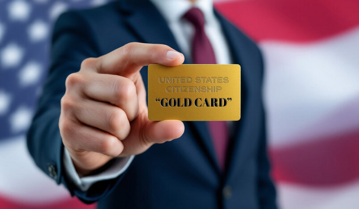 Первые золотые карточки, проданные США