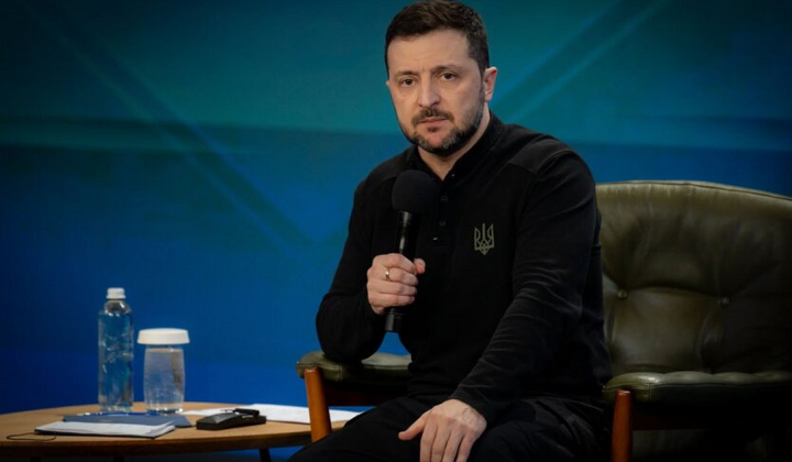 Президент Зеленский на пресс-конференции