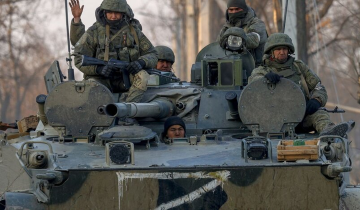 Карта з просуванням військ на Харківщині