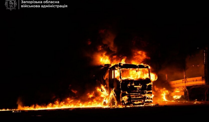 Пожежі в Запоріжжі через напад