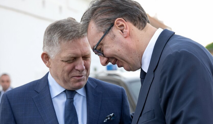 Зображення: Фіцо та Вучич після слів Зеленського про парад у Москві 9 травня