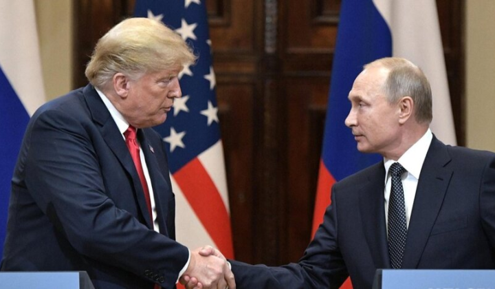 Трамп і Путін на переговорах