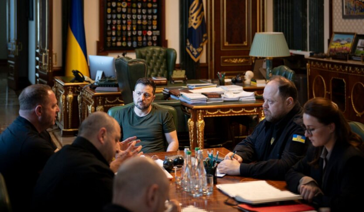 Зеленський під час переговорів Трампа