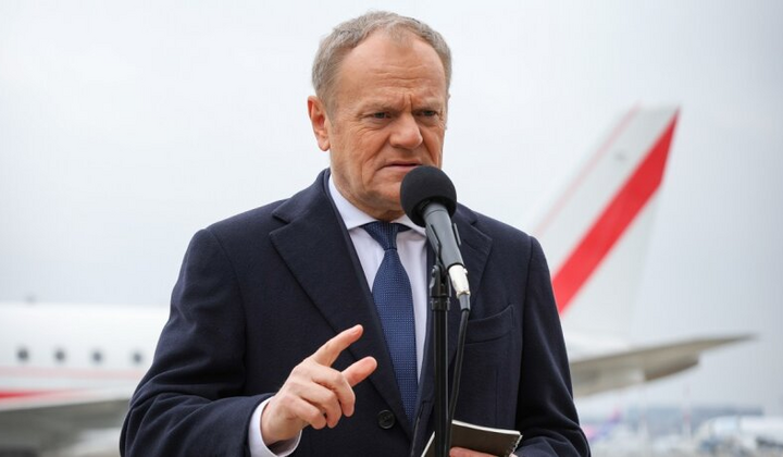 Нейтралізація дрона над будівлями у Варшаві