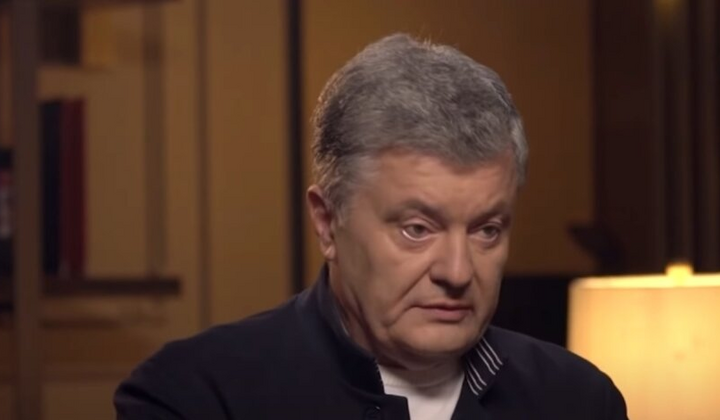 Изображение Порошенко с красными крестиками