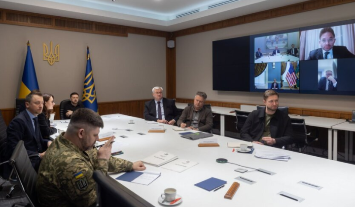 Зеленский на переговорах с США
