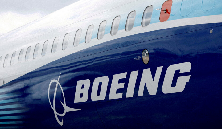 Літак Boeing під час аварії