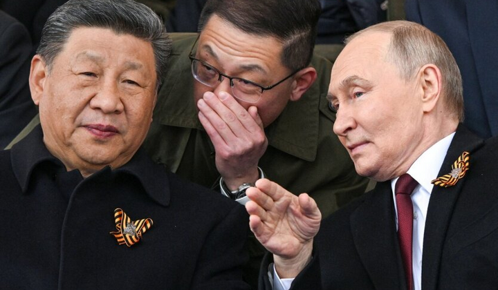 Портрет Володимира Путіна у Кремлі