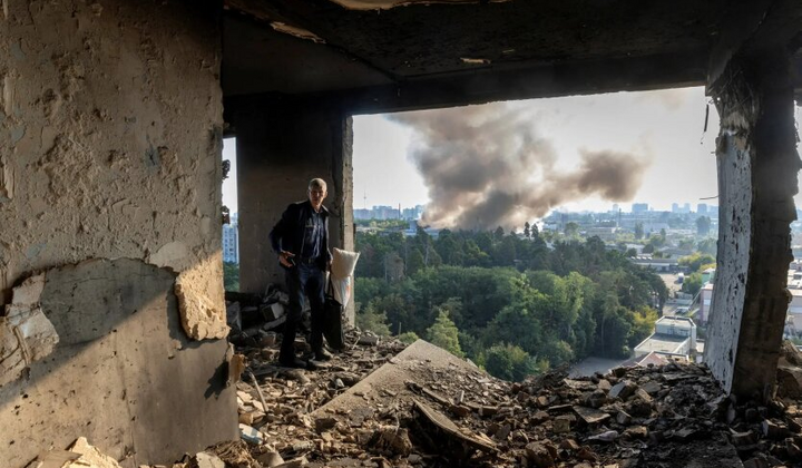 Rocket strike on Kyiv region