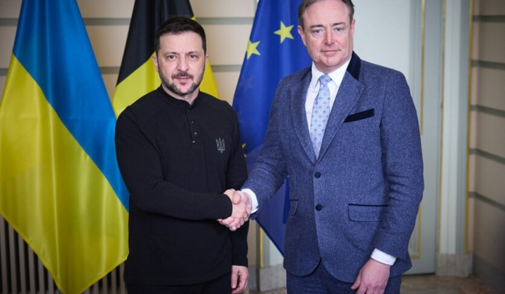 Зеленський на зустрічі з ЄС та прем'єром Бельгії говорить про зміцнення обороноздатності України