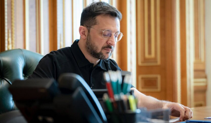 Зеленський та Меркель під час зустрічі