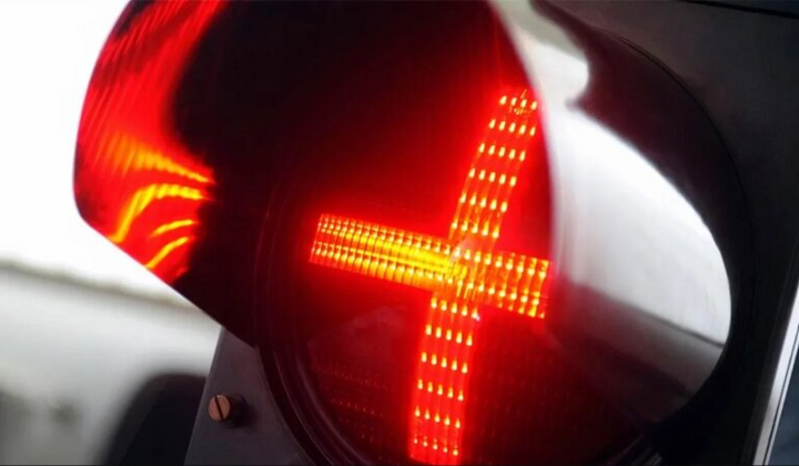 New traffic light signal in Kyiv