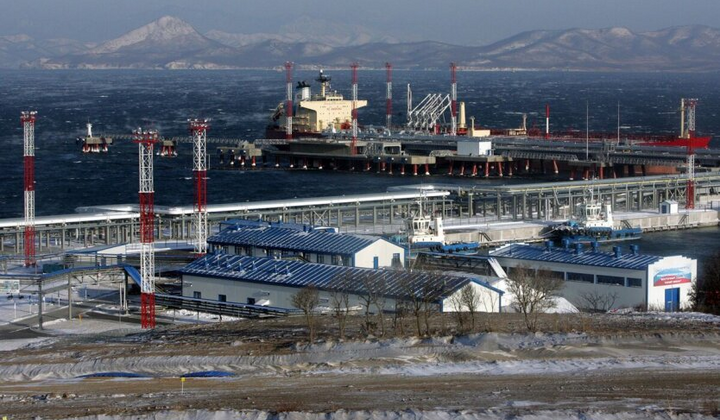 Російський нафтовий порт працює повним ходом