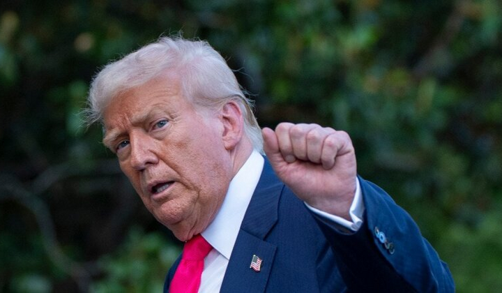 Trump and Yaroshenko at the negotiations