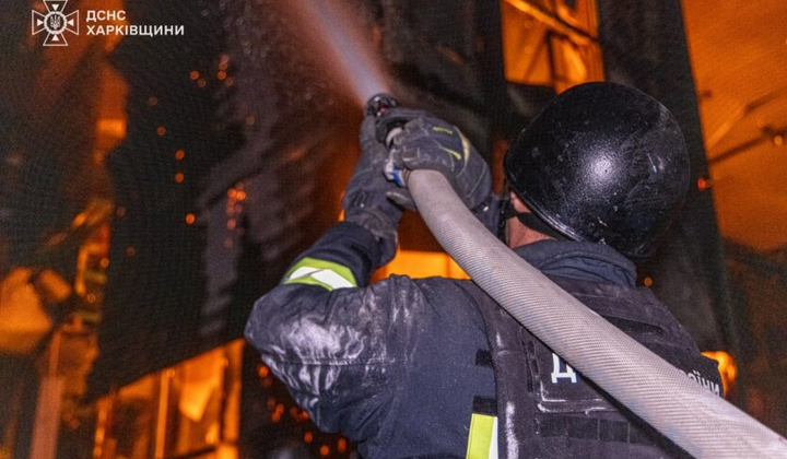 Нічна атака дронами та ракетами