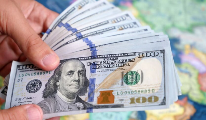 Графік зростання курсу долара в серпні