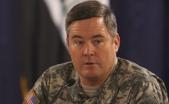 Генерал Террі Вольф координує передачу зброї